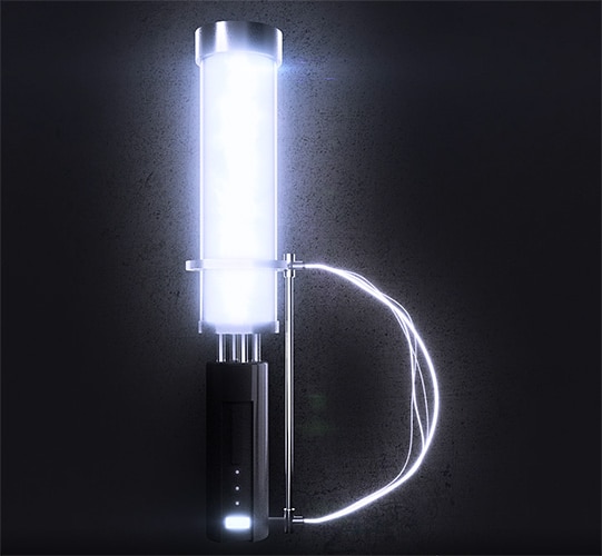 Glowing Battery