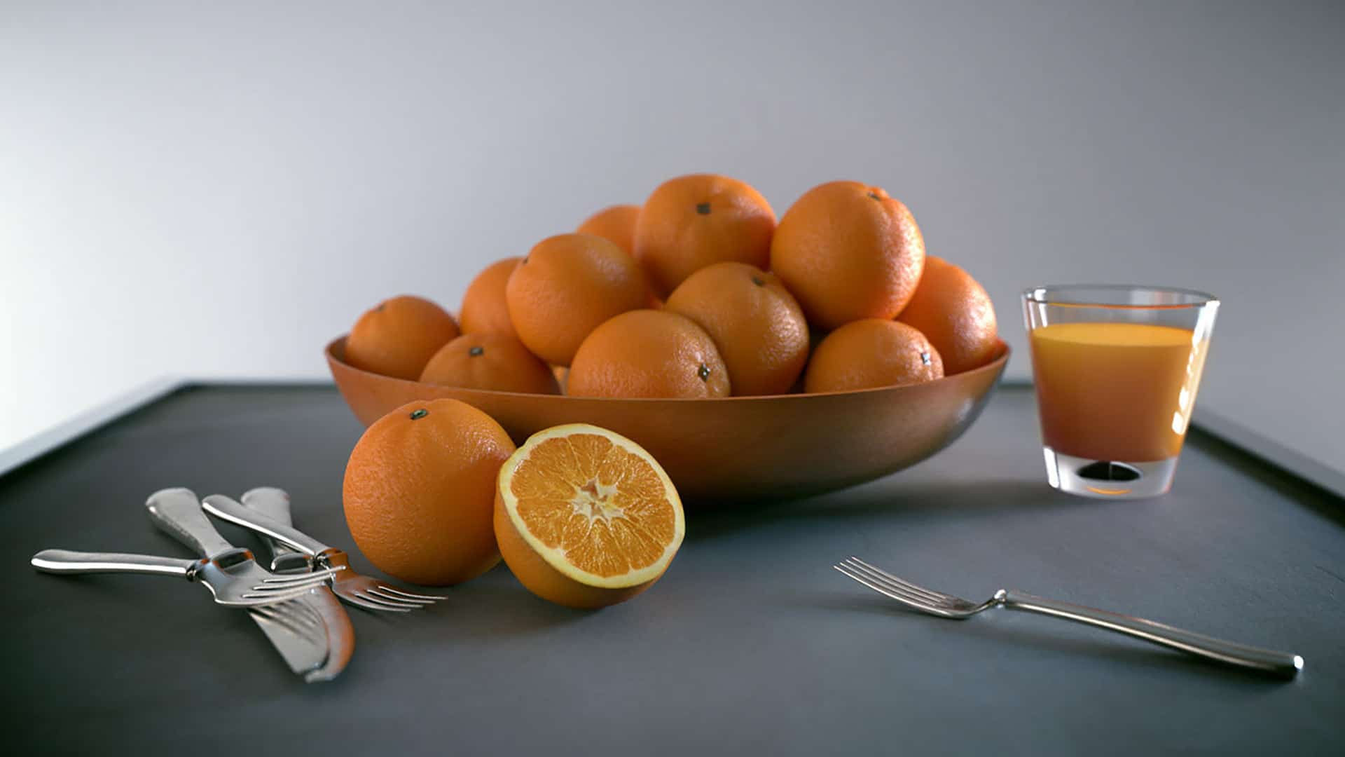 Bowl of Oranges